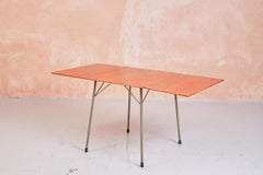 Vintage Mid-Century Arne Jacobsen 3601 Drop Leaf Table for Fritz Hansen in Teak