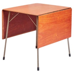 Vintage Mid-Century Arne Jacobsen 3601 Drop Leaf Table for Fritz Hansen in Teak