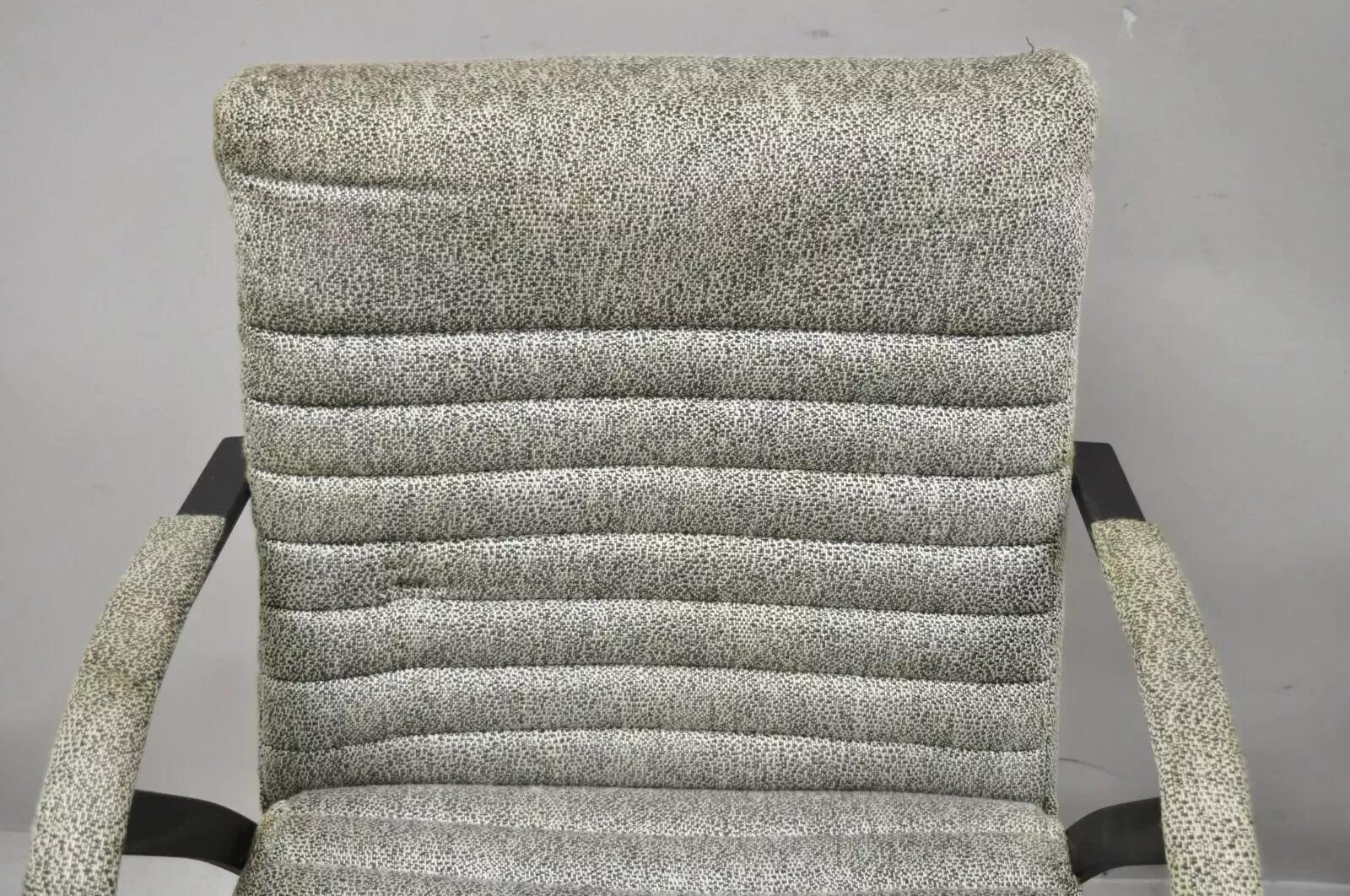 Unknown Vintage Mid Century Art Deco Metal Lounge Arm Chairs by Cal-Style (A) - a Pair For Sale
