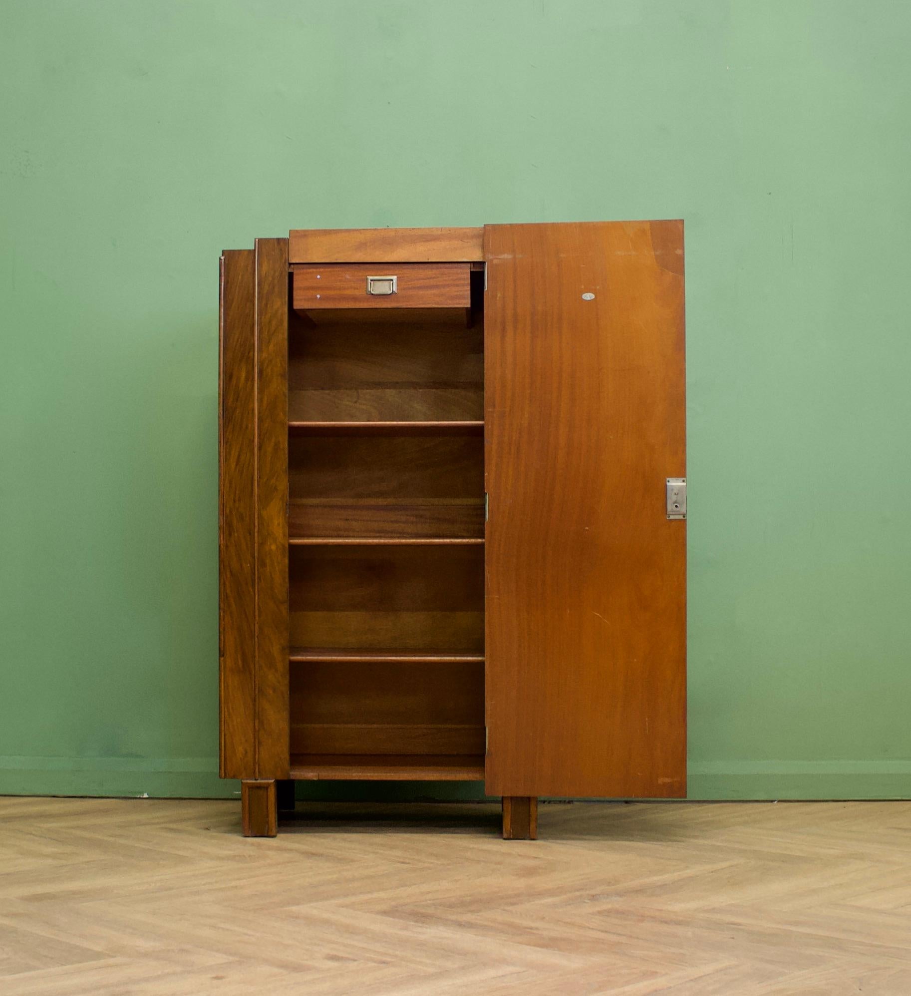 vintage linen cabinet