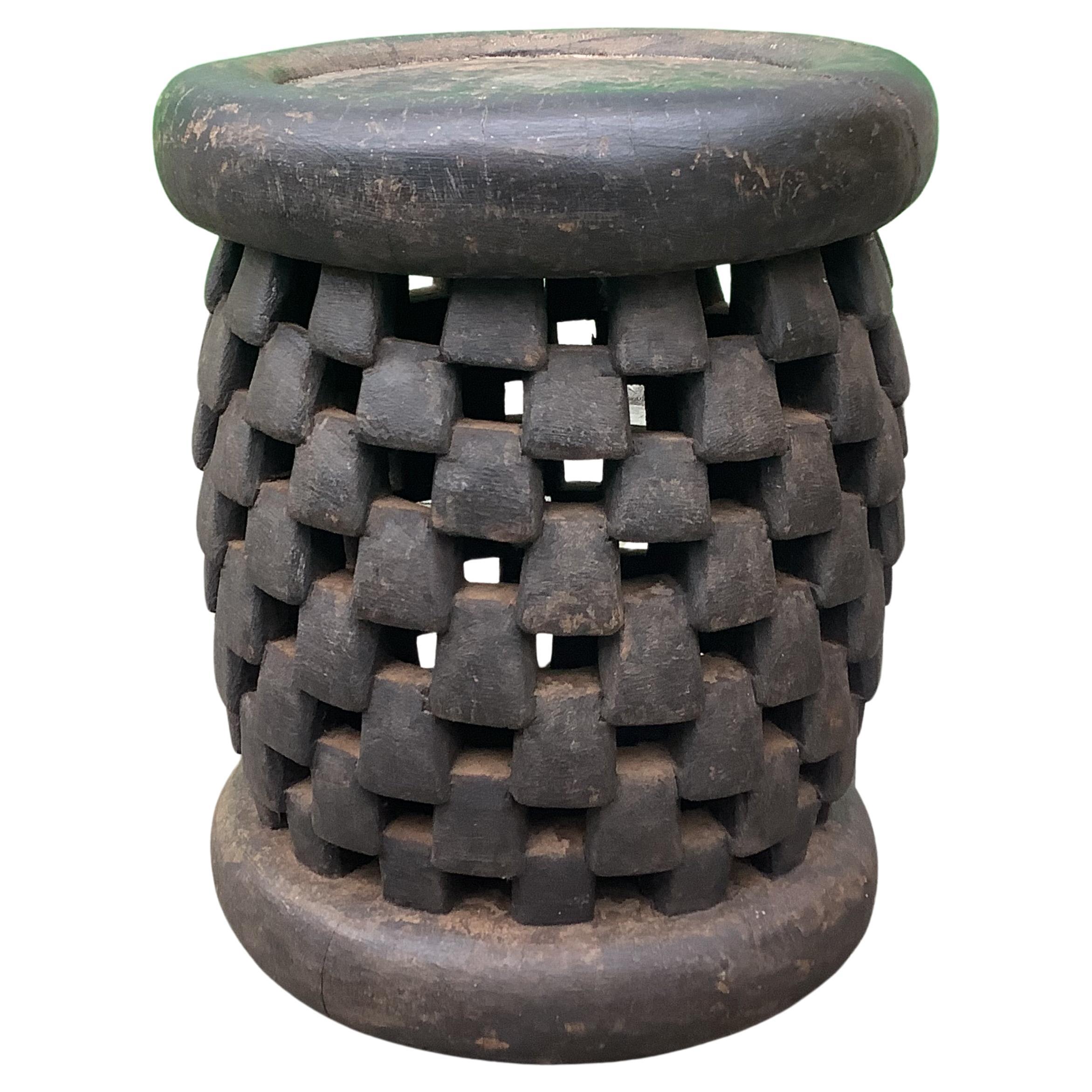 vintage mid century Bamileke Stool