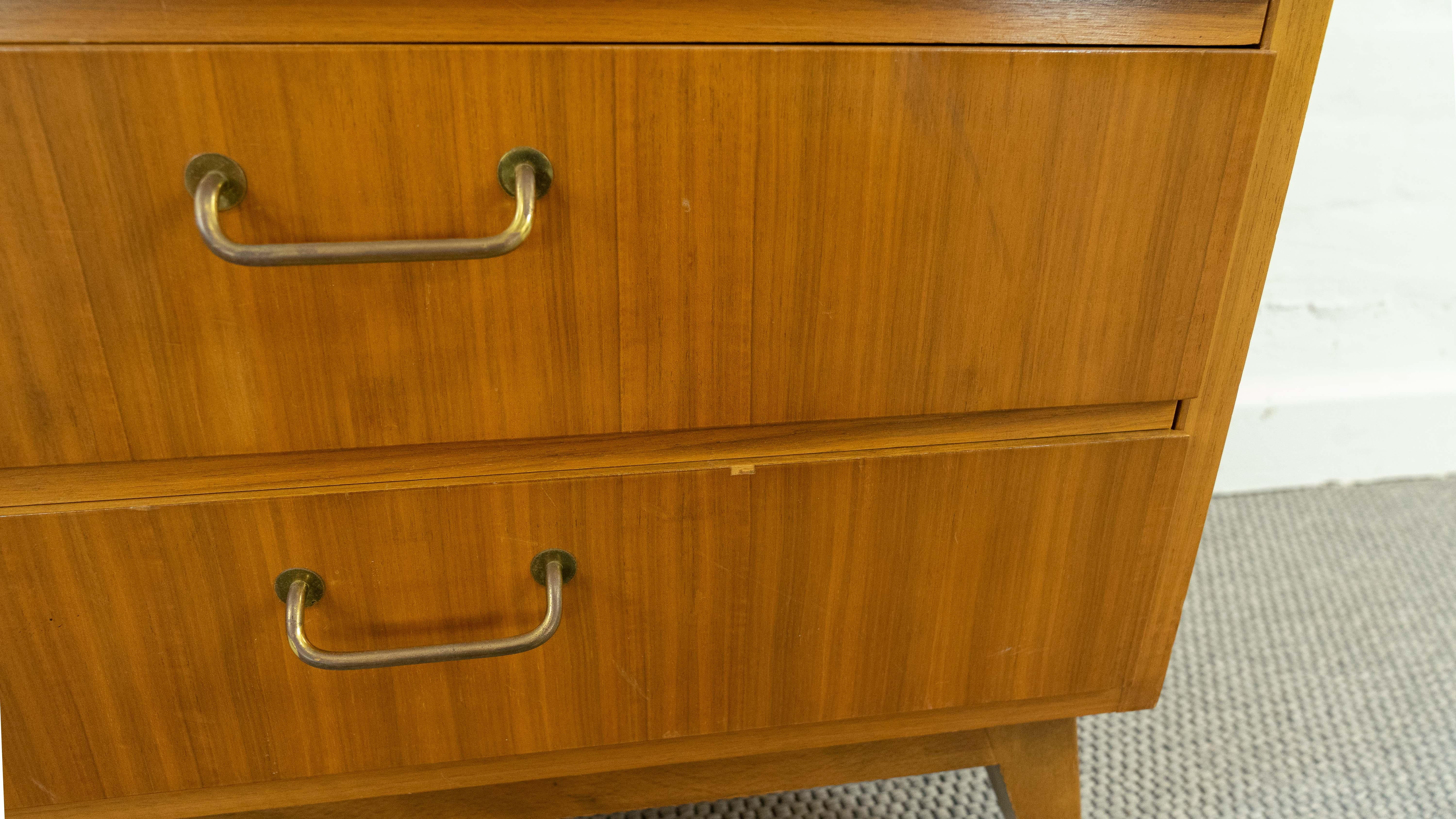 Mueble Bar Vintage Mid Century de Ernst Behr, Alemania Años 50 en venta 12