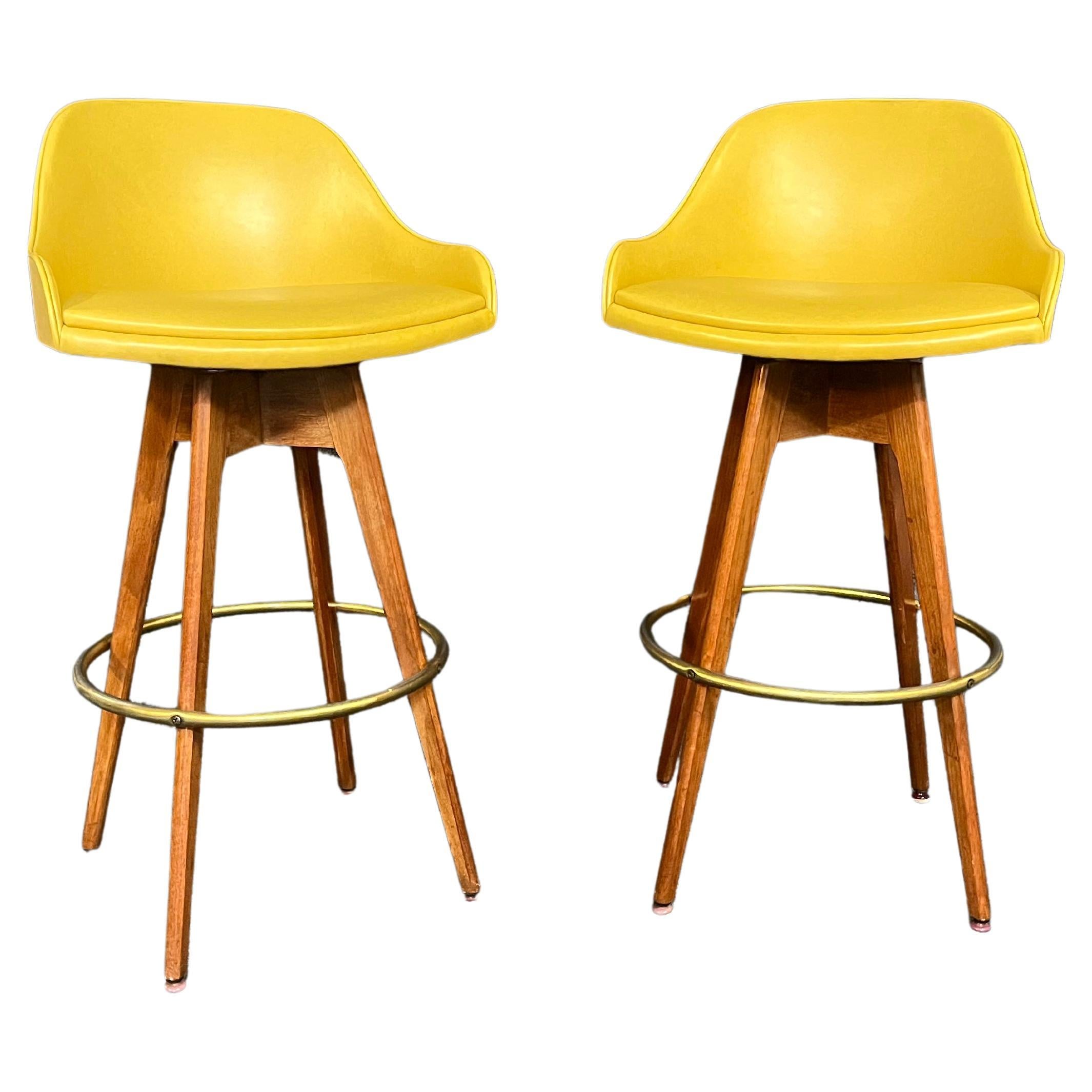 Vintage Mid Century Bar Stools by Chet Beardsley For Sale