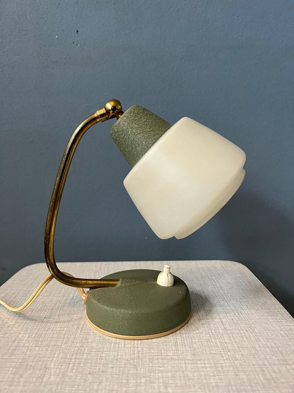 Vintage Mid Century Bedside Table Lamp, 1970s For Sale 1
