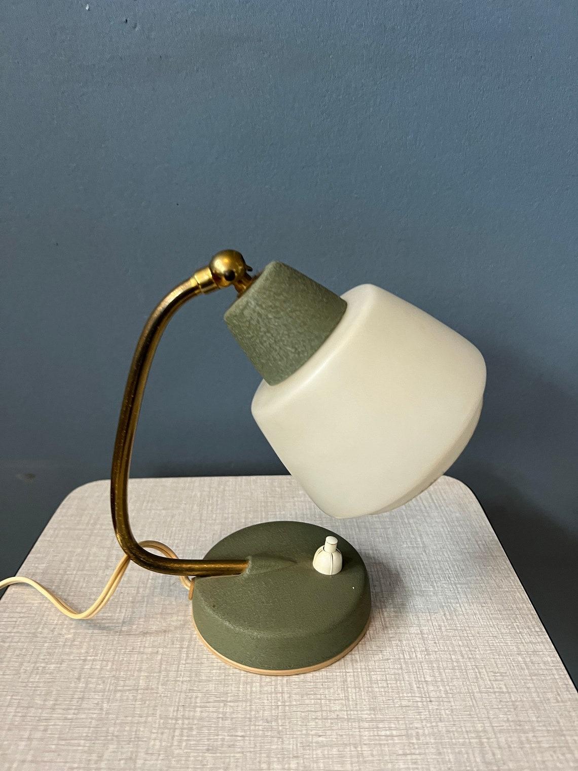 Vintage Mid Century Bedside Table Lamp, 1970s For Sale 2