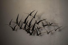 Vintage Mid Century 'Birds in Flight' C. Jere Sculpture