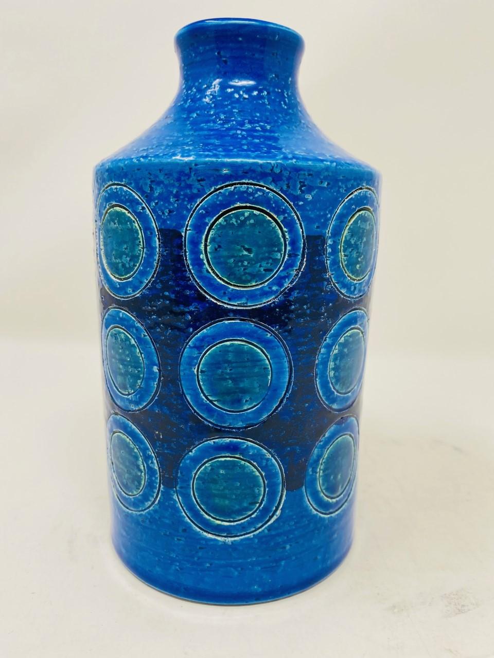 Bitossi Rosenthal Netter Kreis-Vase, Mid-Century im Zustand „Gut“ im Angebot in San Diego, CA