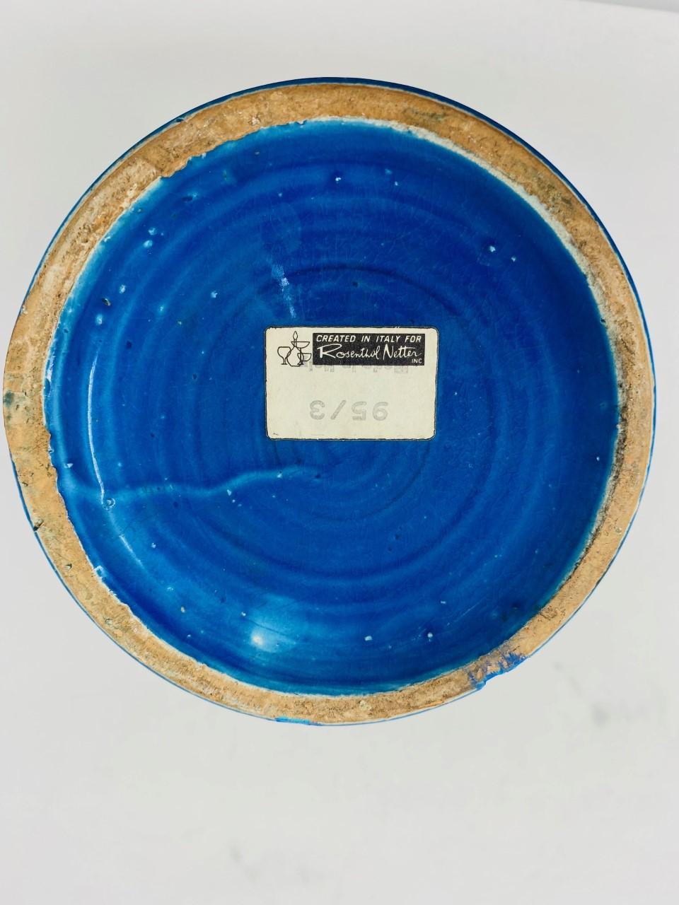 Vase circulaire Bitossi Rosenthal Netter vintage du milieu du siècle dernier en vente 1