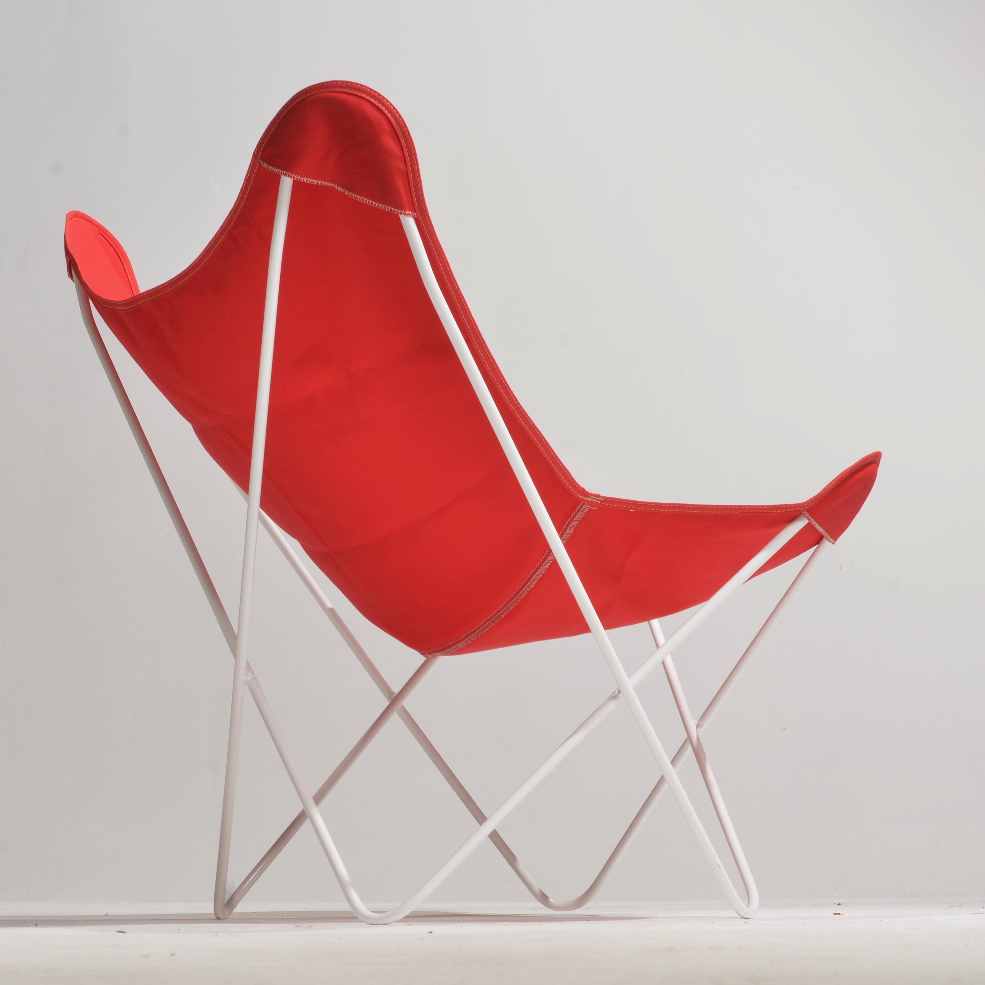 Steel Vintage Mid-Century BKF Hardoy Butterfly Chair for Knoll For Sale