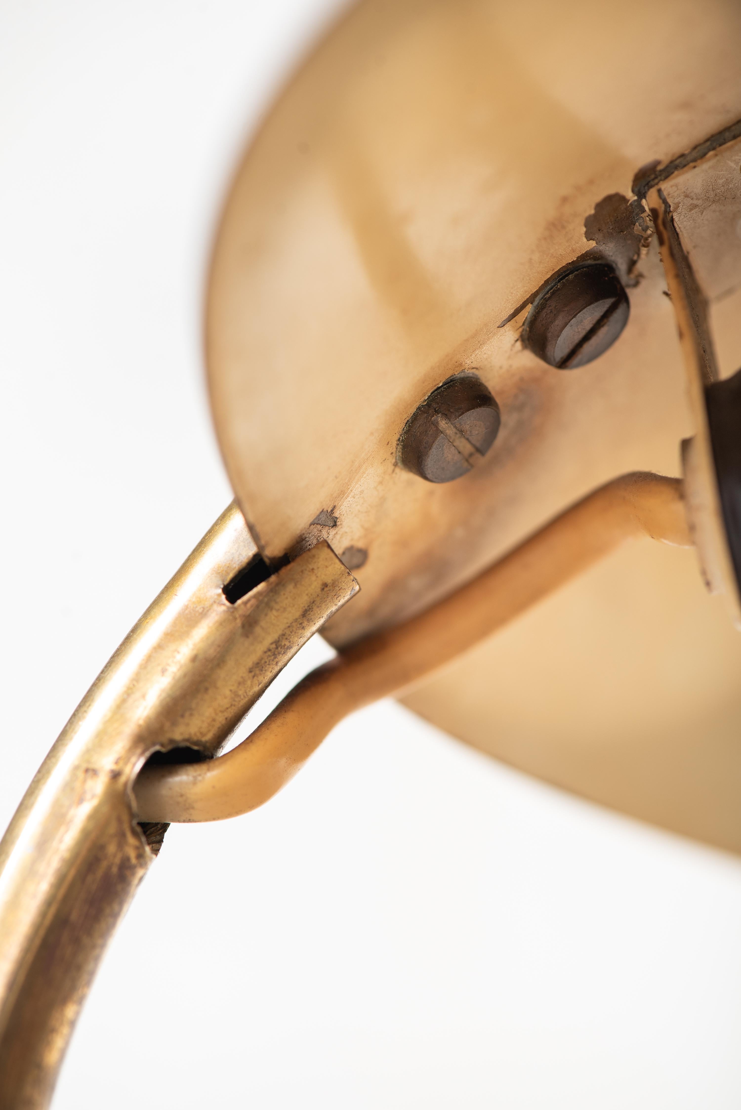 Lampe de table vintage en laiton du milieu du siècle pour Itsu, Finlande, années 1950 en vente 1