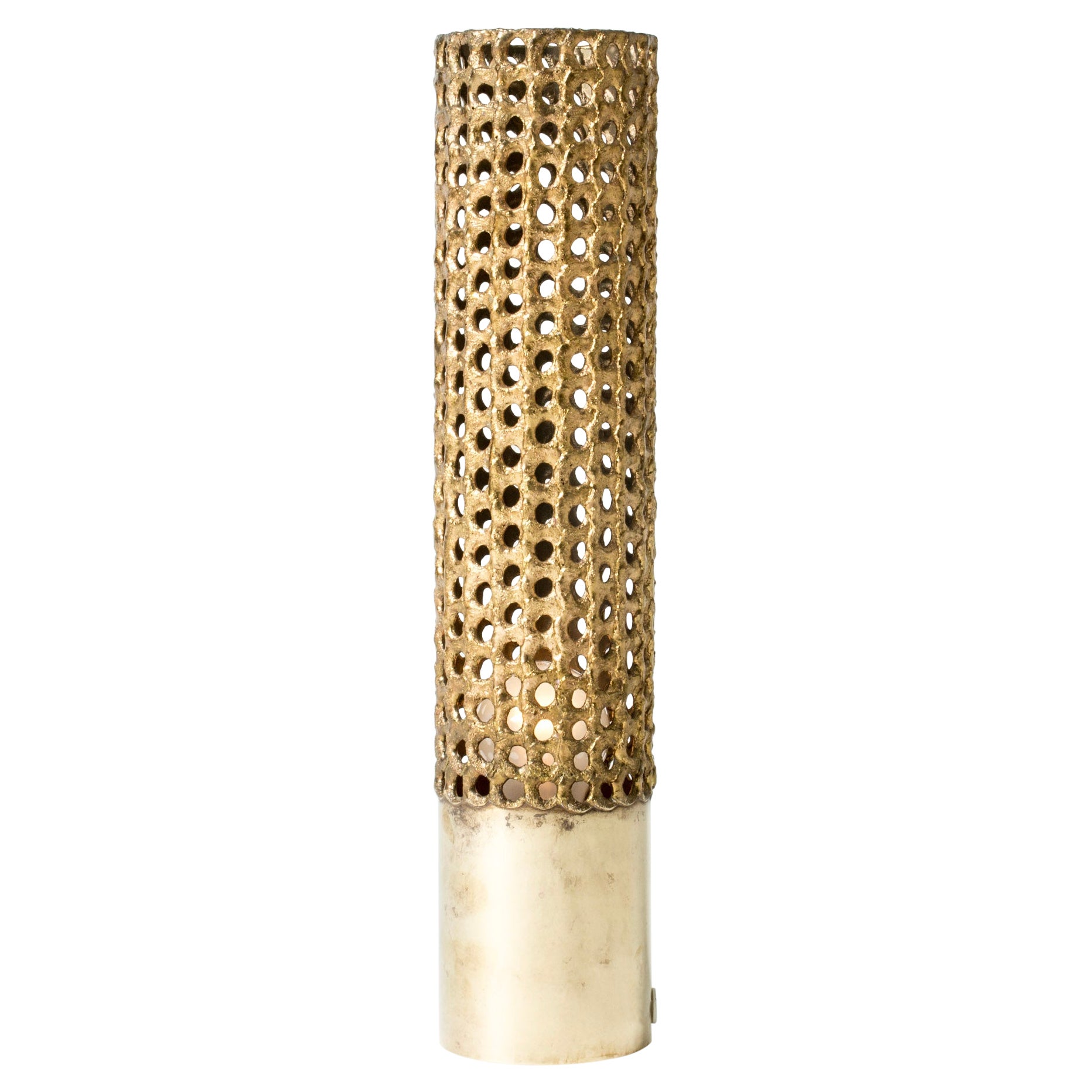 Vintage Mid-Century Brass Table Lamp by Pierre Forssell for Skultuna, Sweden