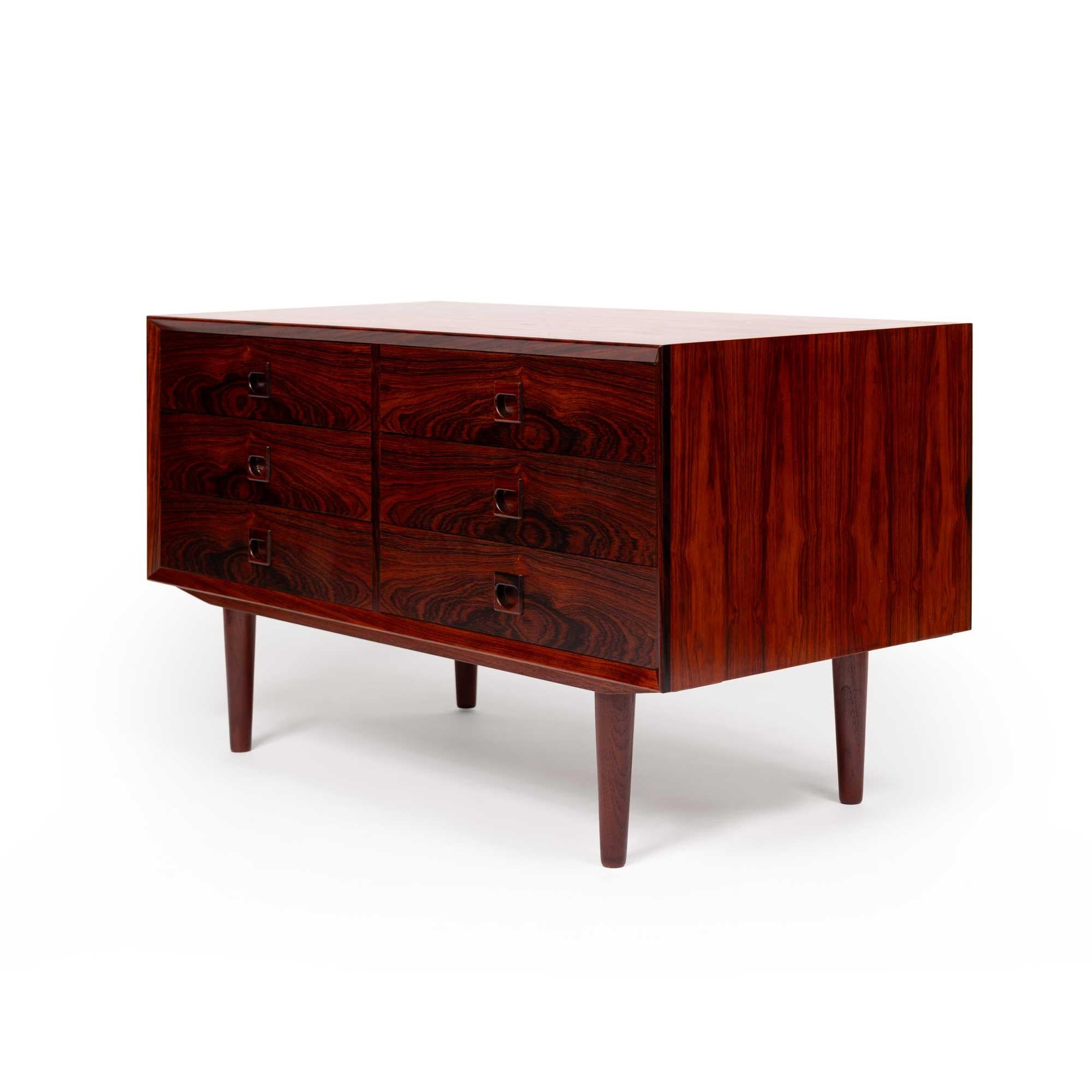 Vintage Mid-Century Brouer Sechs-Schubladen-Credenza aus Palisander 1960er Jahre (Moderne der Mitte des Jahrhunderts) im Angebot