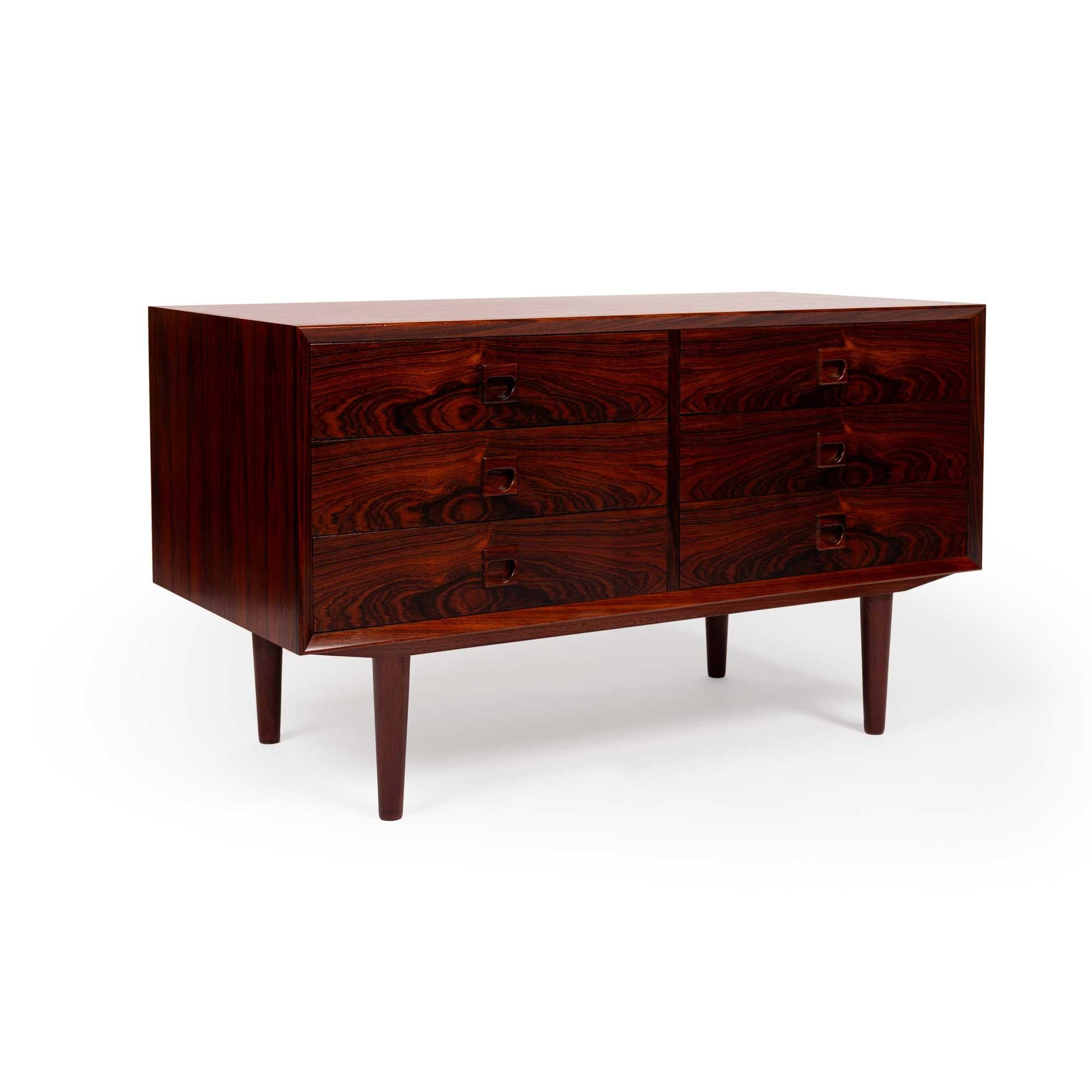 Vintage Mid-Century Brouer Sechs-Schubladen-Credenza aus Palisander 1960er Jahre (Dänisch) im Angebot