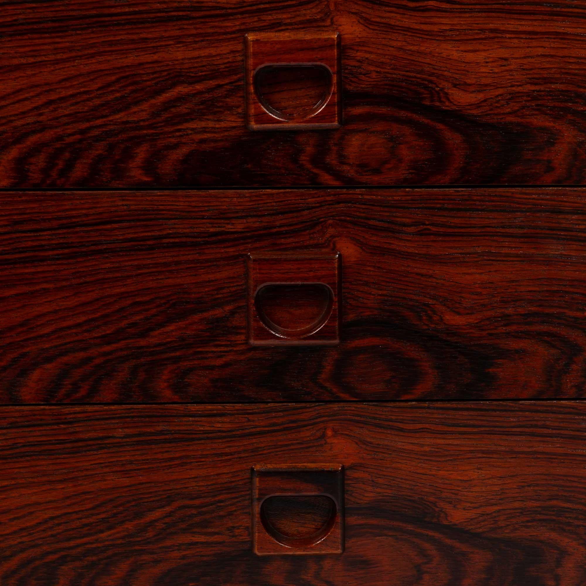 Vintage Mid-Century Brouer Sechs-Schubladen-Credenza aus Palisander 1960er Jahre im Angebot 1