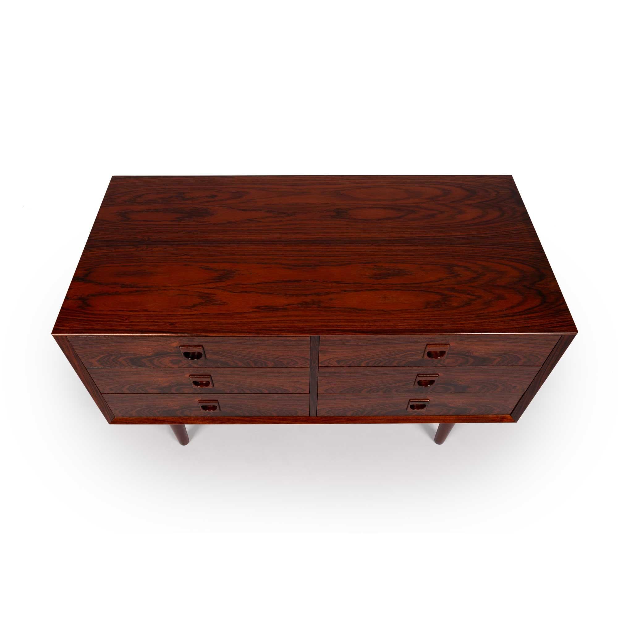Vintage Mid-Century Brouer Sechs-Schubladen-Credenza aus Palisander 1960er Jahre im Angebot 2