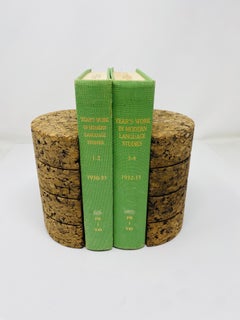 Fermalibri brutalista di metà secolo in sughero Park Sherman