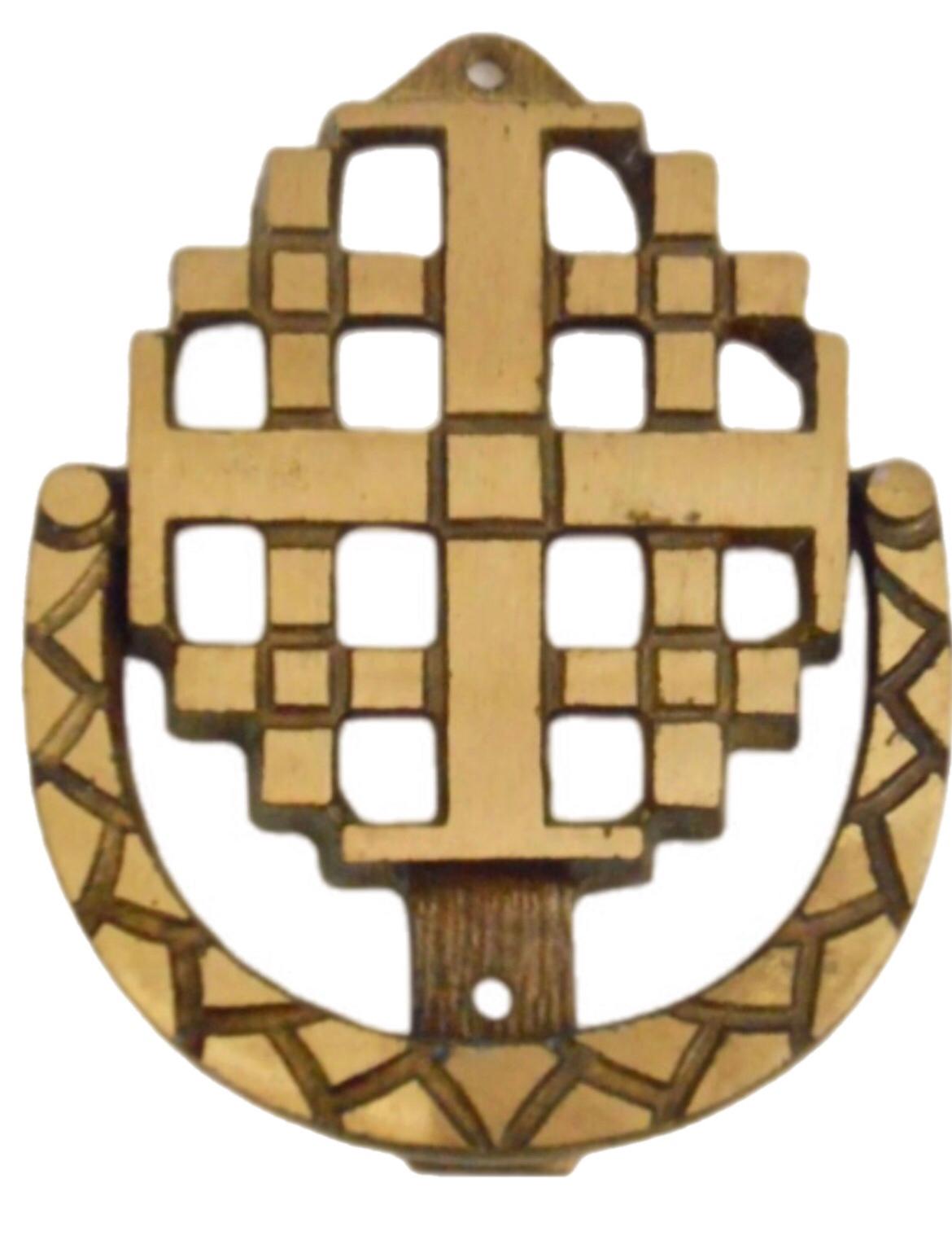 Croix irlandaise celtique Jérusalem brutaliste moderne du milieu du siècle dernier Bon état - En vente à St.Petersburg, FL