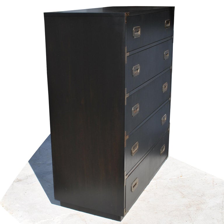 Vintage Midcentury Campaign Dresser By Dixie At 1stdibs