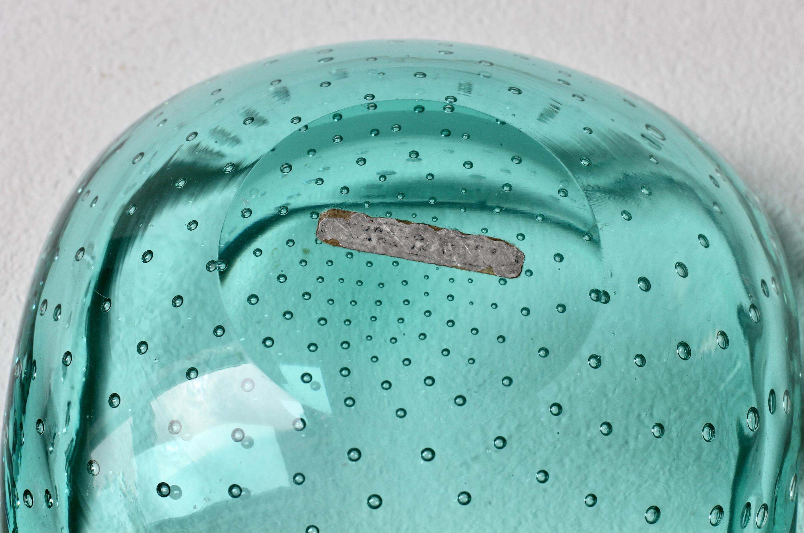 Vintage Mid-Century Cenedese Murano Glass Bullicante Bubble Bowl Dish or Ashtray For Sale 14