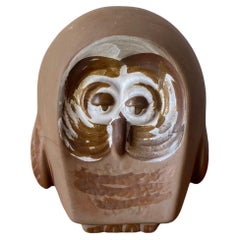 Vintage Mid Century Ceramic Owl Sculpture by Jaru California Pottery