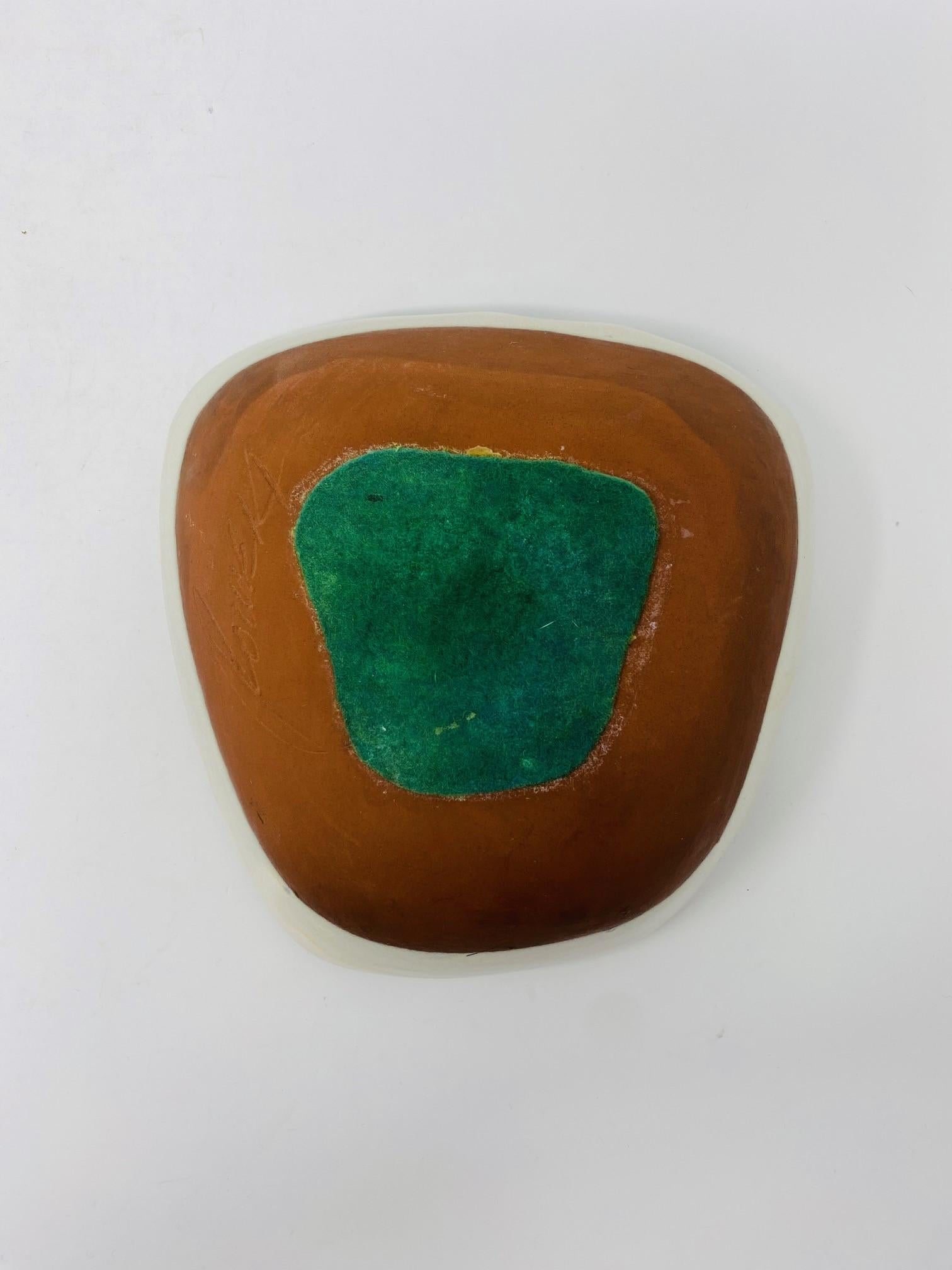Hand-Crafted Vintage Midcentury Ceramic Sculptural Ashtray, 1960s For Sale