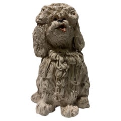 Spaghetti-Poodle-Figur aus Keramik aus der Mitte des Jahrhunderts