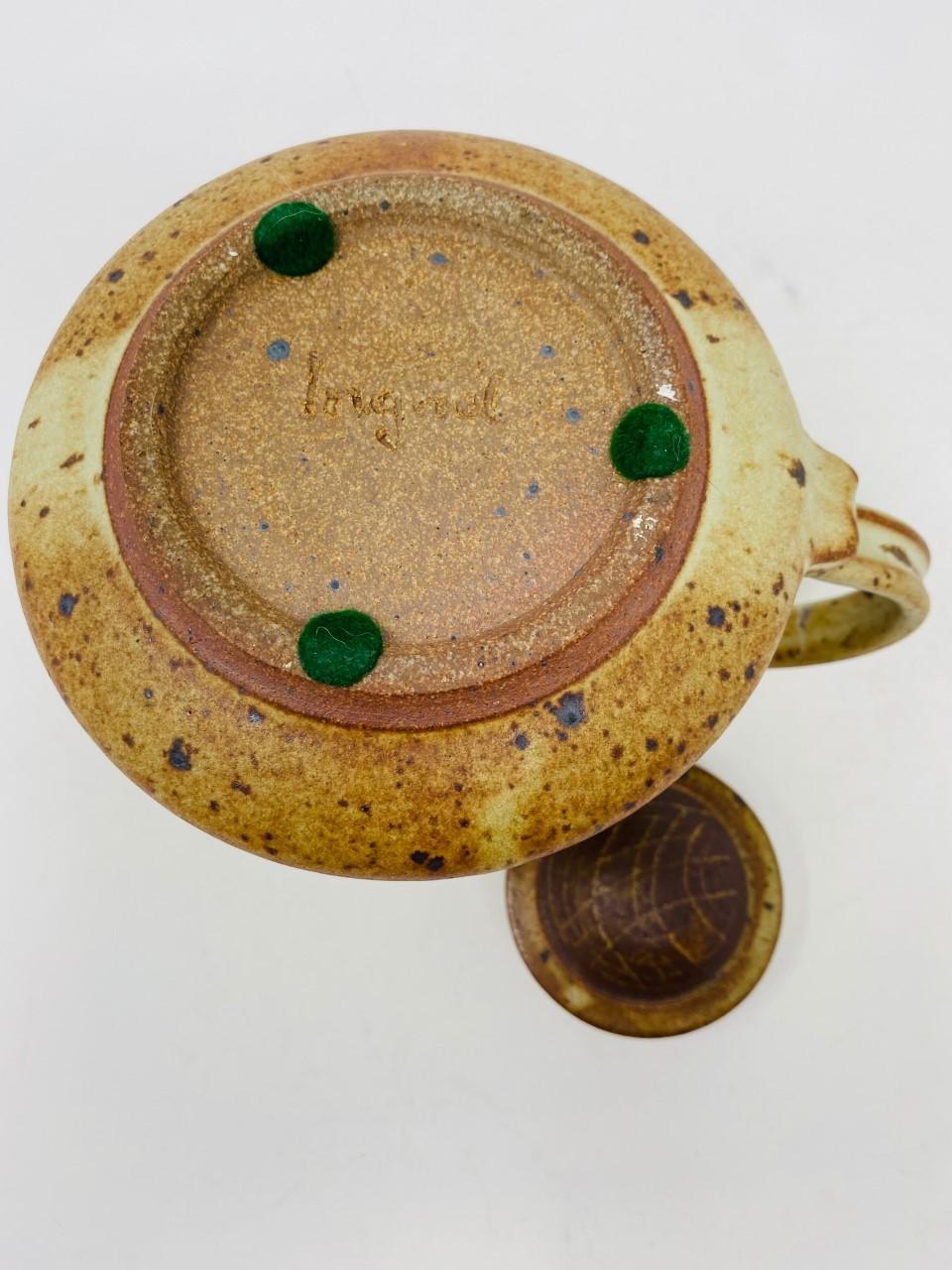 Vintage Mid Century Ceramic Tea Pot For Sale 4