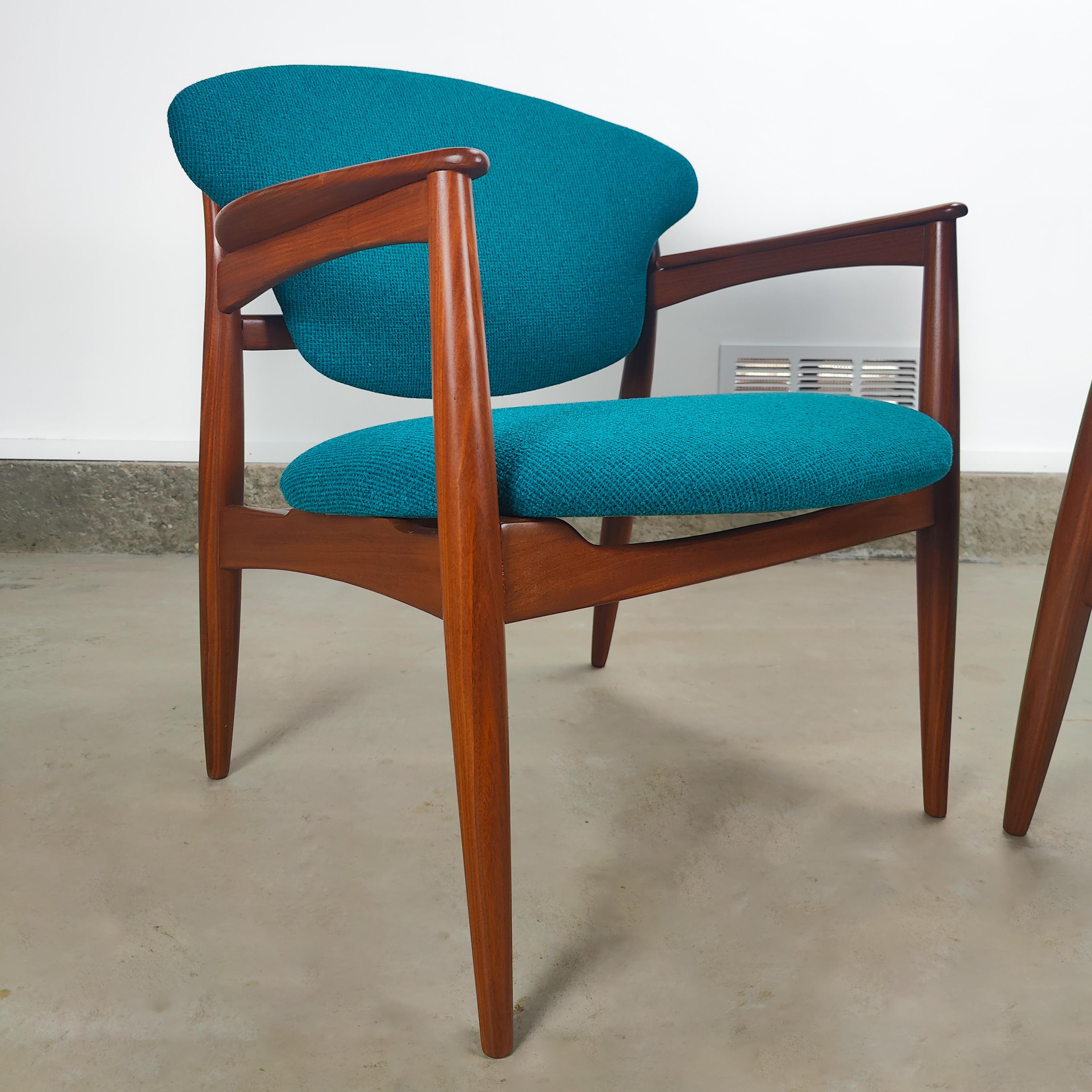 Vintage Midcentury Chairs by L.K. Hjelle Stol & Møbelfabrikk For Sale 3