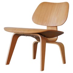 Vintage MID Century Charles Eames Herman Miller Birch LCW Wood Lounge Chair