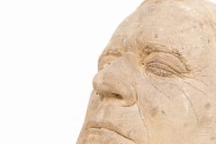 Vintage Mid-Century Christopher Tucker Gips männlichen Kopf Gentleman Büste Statue