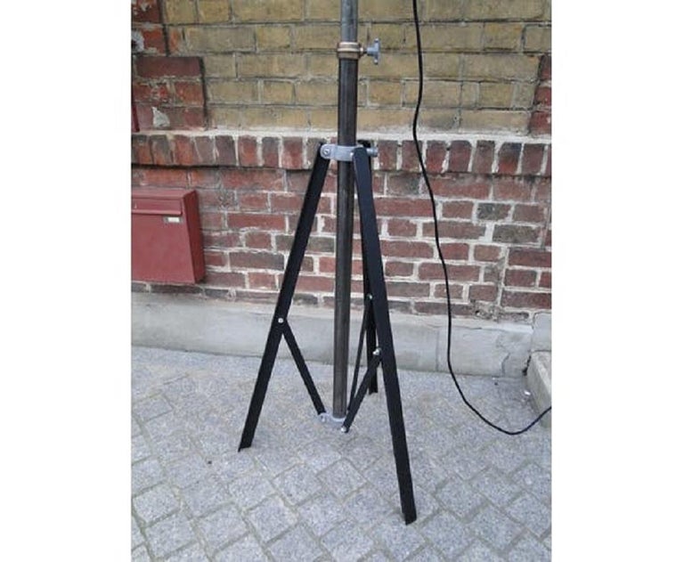 20th Century Cremer Paris Vintage Projector on Tripod France Industrial Lamp Movie Theater For Sale