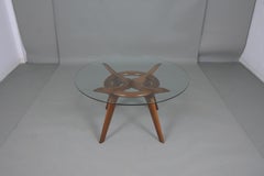 Vintage Mid-Century Danish Round Dining Table