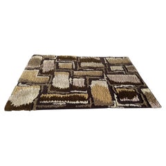 Vintage Mid Century Danish Modern Ege Rya Wool Shag Rug 'Capri Farve'