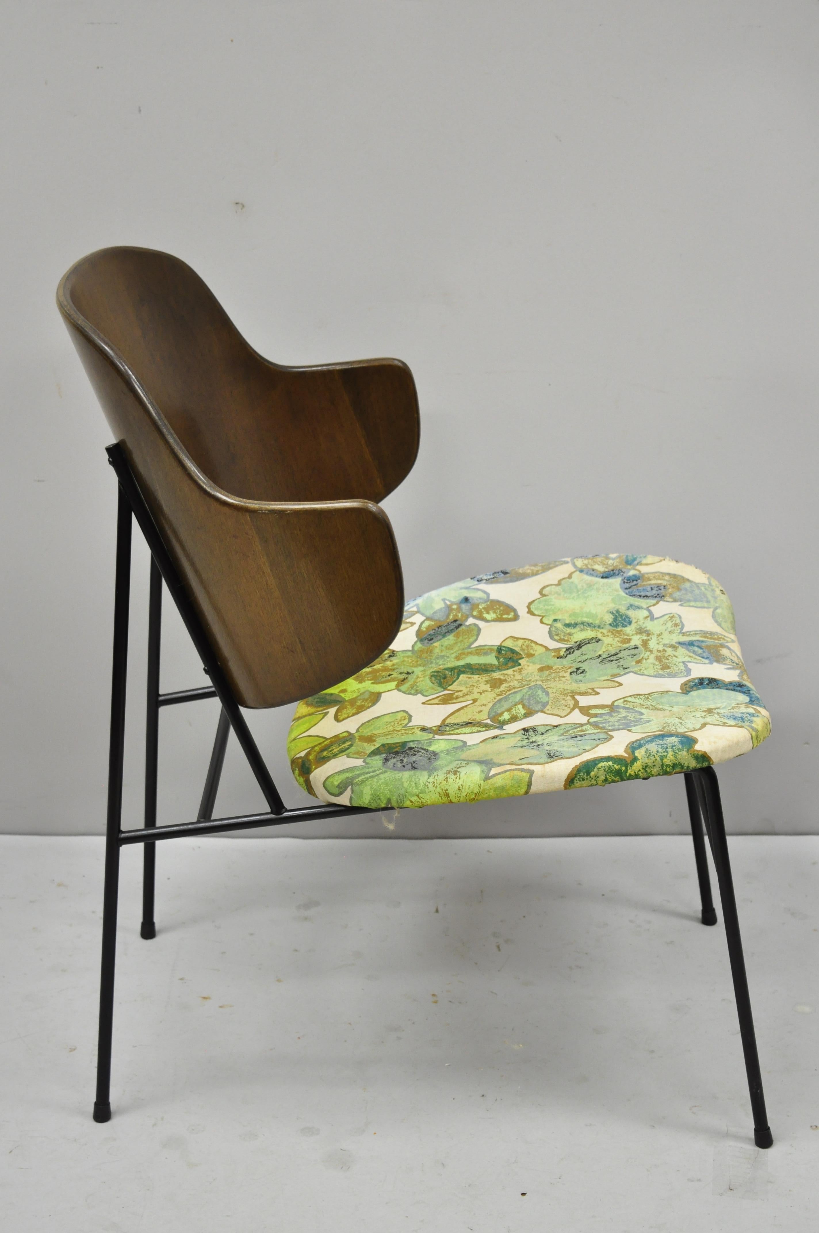 Vintage Midcentury Danish Modern Ib Kofod Larsen Selig Penguin Chair 1