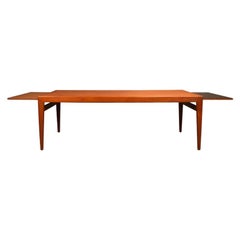 vintage mid century coffee table Vintage Midcentury Danish Modern Johannes Andersen Teak Coffee Table
