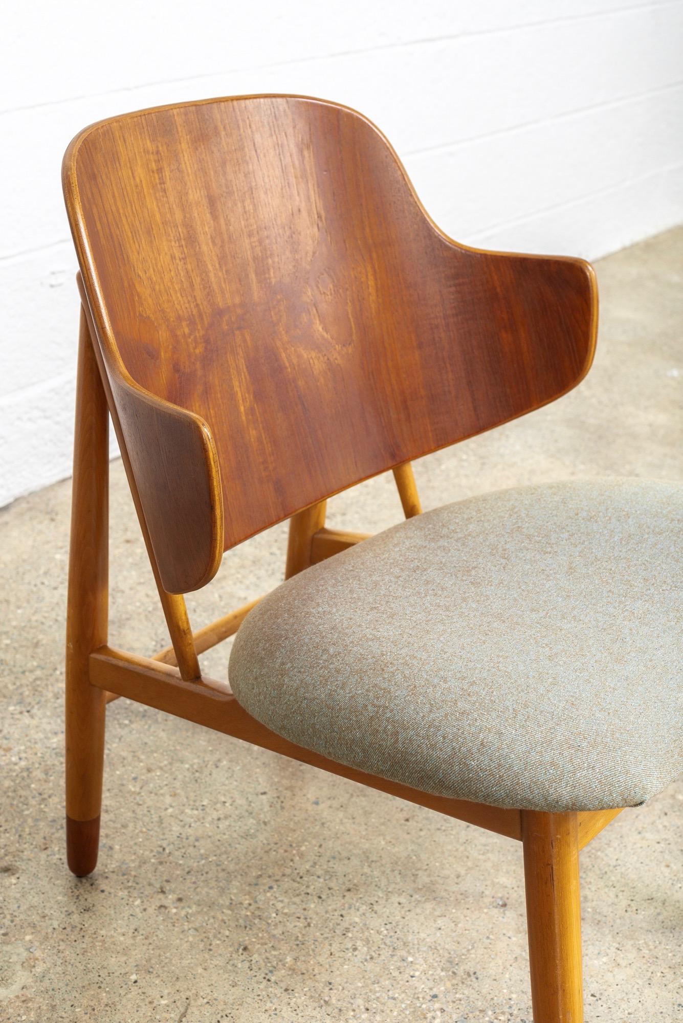 Vintage Midcentury Danish Modern Kofod Larsen Two-Toned Penguin Chairs, 1960s 2
