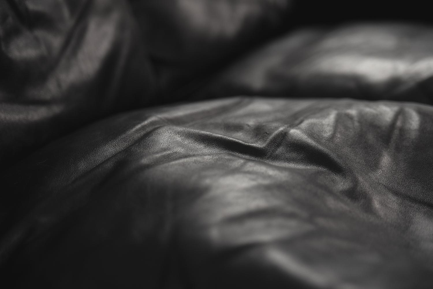 Vintage Mid-Century Danish Modern Leather&Rosewood 3-Seat Sofa by Kurt Østervig For Sale 2