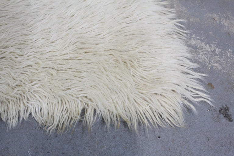 Extra Thick Shaggy Rug in Off White #56337