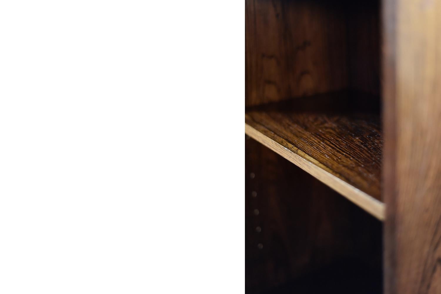 Librería vintage de palisandro con barra, moderna danesa de mediados de siglo, de Erik Brouer en venta 7