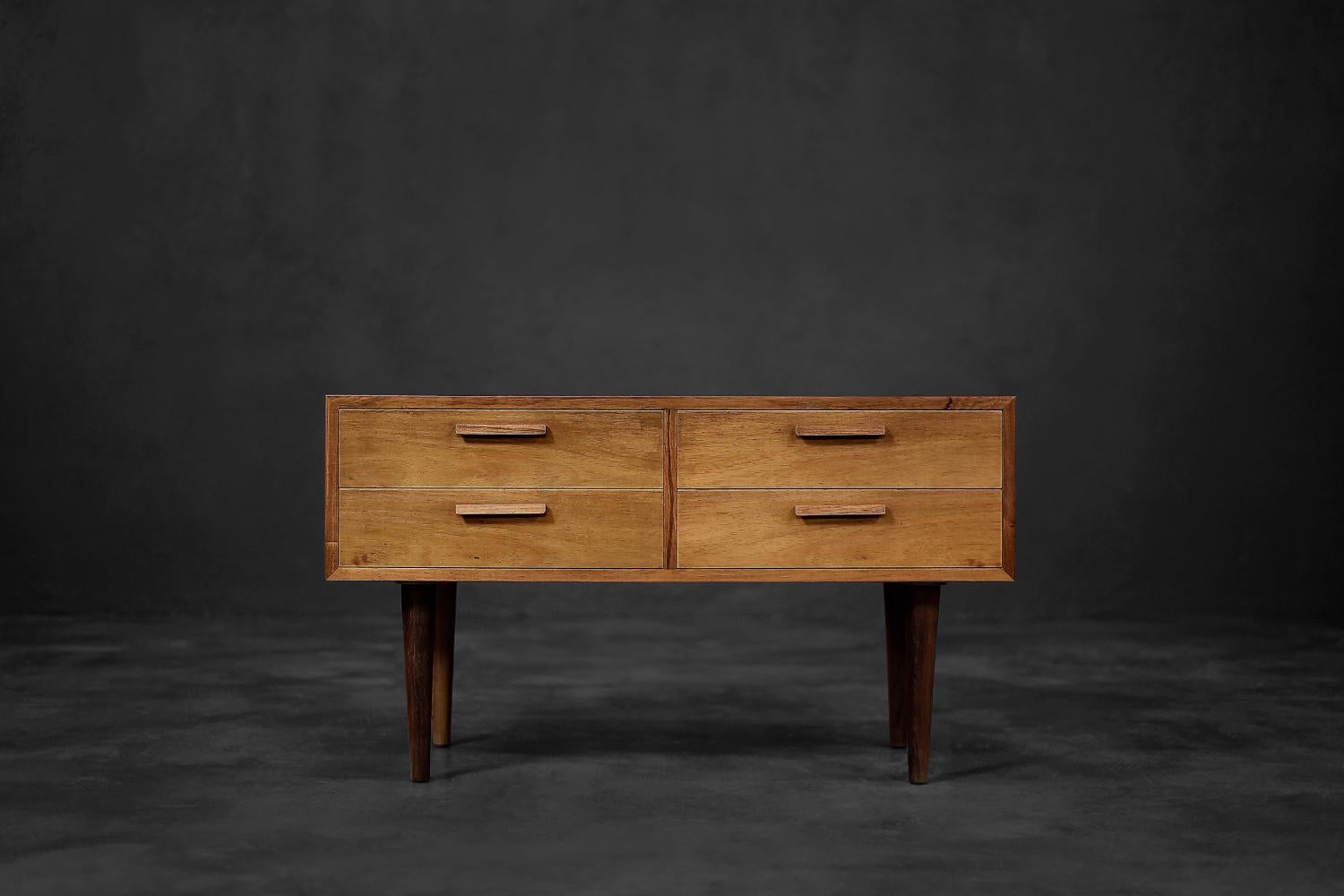 Mid-20th Century Vintage Mid-Century Danish Modern Rosewood Chest of Drawers by Kai Kristiansen For Sale