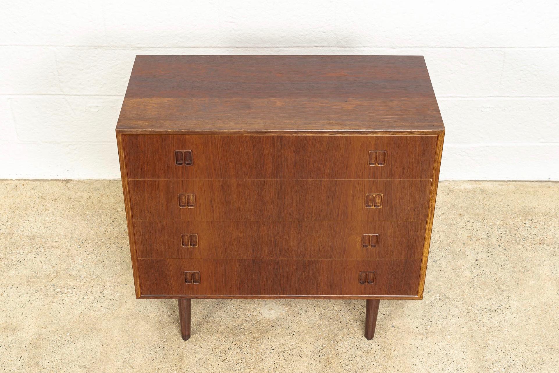 Vintage Midcentury Danish Modern Rosewood Sideboard or Dresser, 1960s For Sale 3