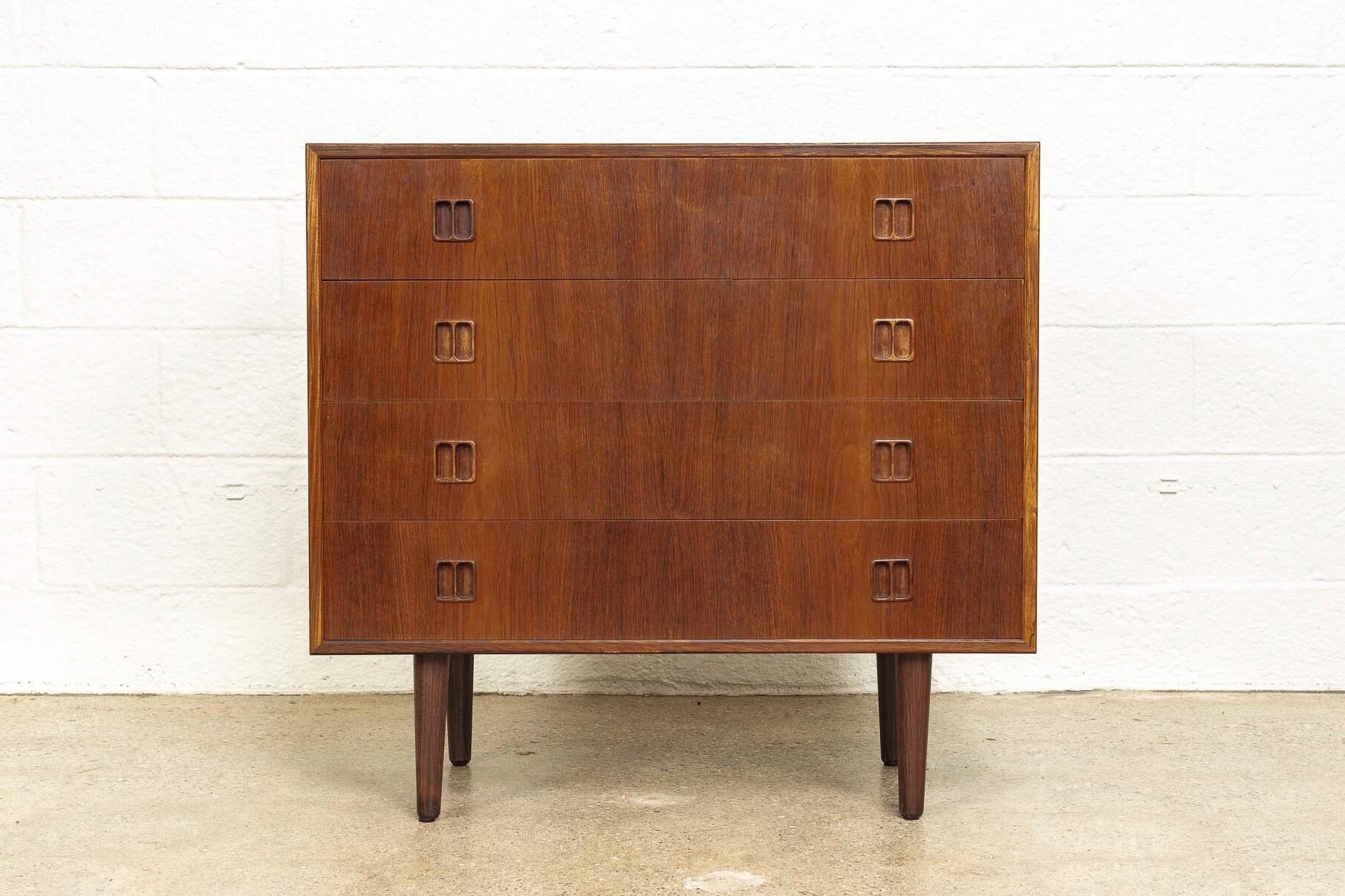 Mid-Century Modern Vintage Midcentury Danish Modern Rosewood Sideboard or Dresser, 1960s For Sale