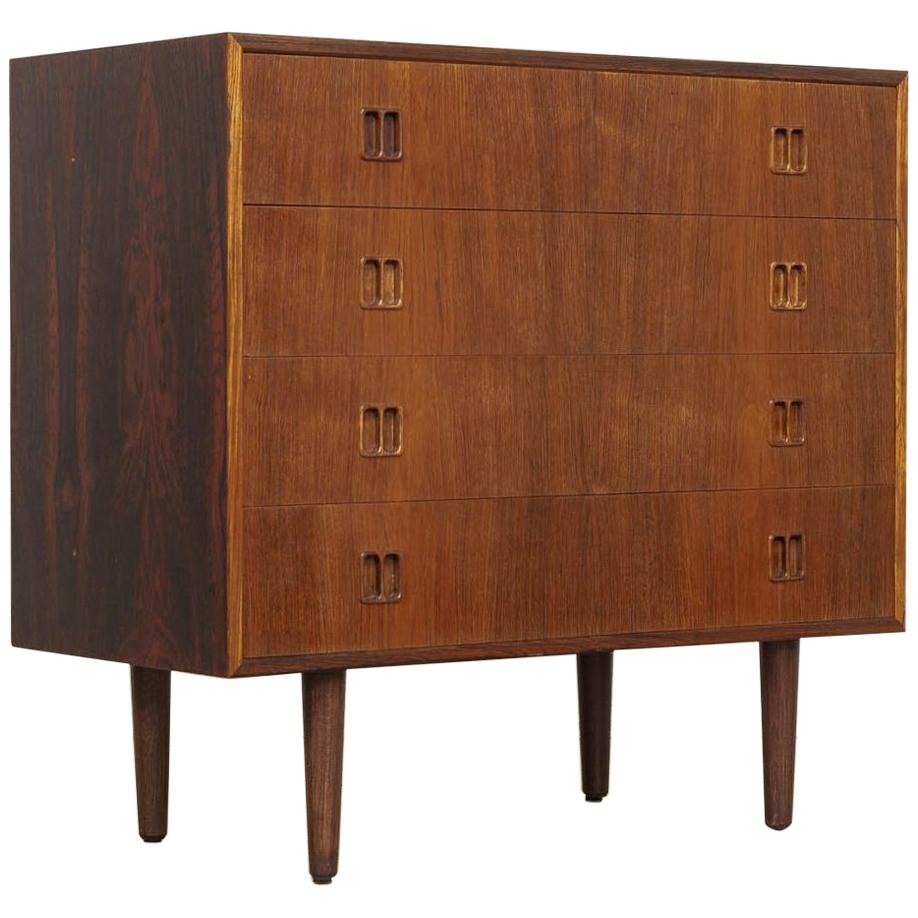 Vintage Midcentury Danish Modern Rosewood Sideboard or Dresser, 1960s For Sale