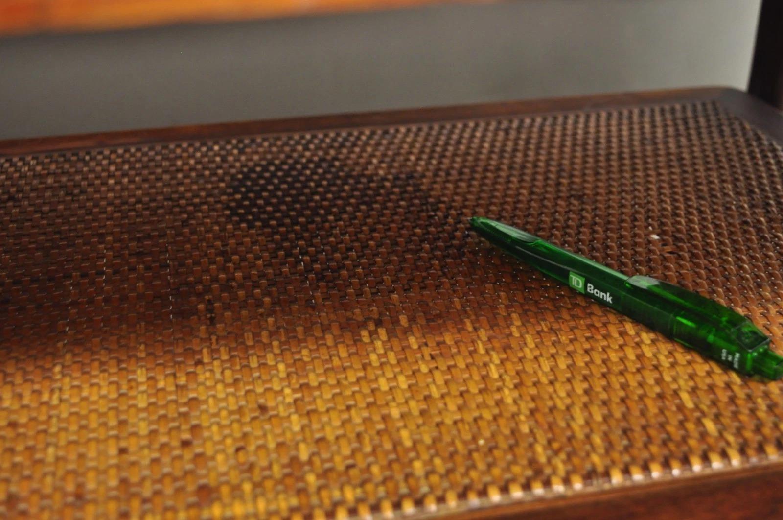 Vintage Mid Century Danish Modern Sculptural Walnut 1 Drawer Long Coffee Table For Sale 5