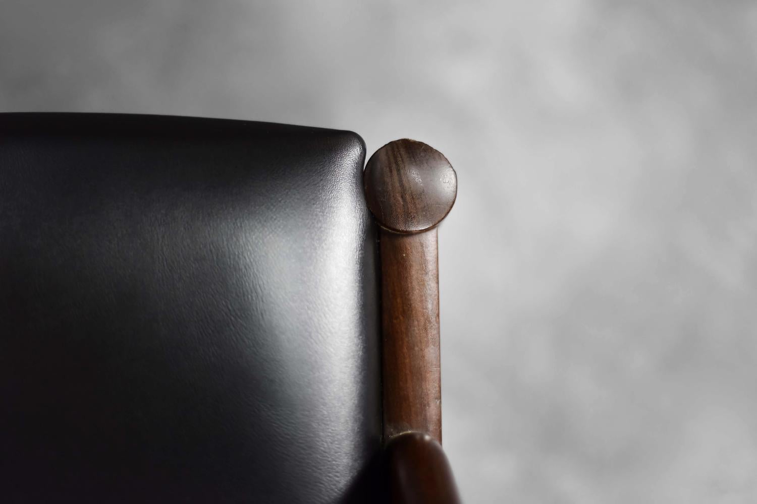 Vintage Mid-Century Danish Modern Teak Office Chair Model 31 von Kai Kristiansen im Angebot 6