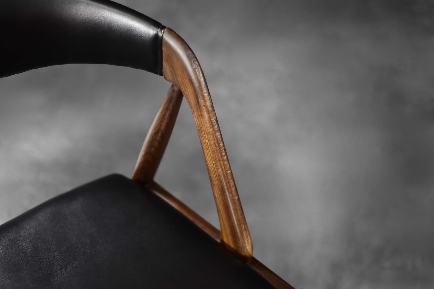 Vintage Mid-Century Danish Modern Teak Office Chair Model 31 von Kai Kristiansen (Moderne der Mitte des Jahrhunderts) im Angebot