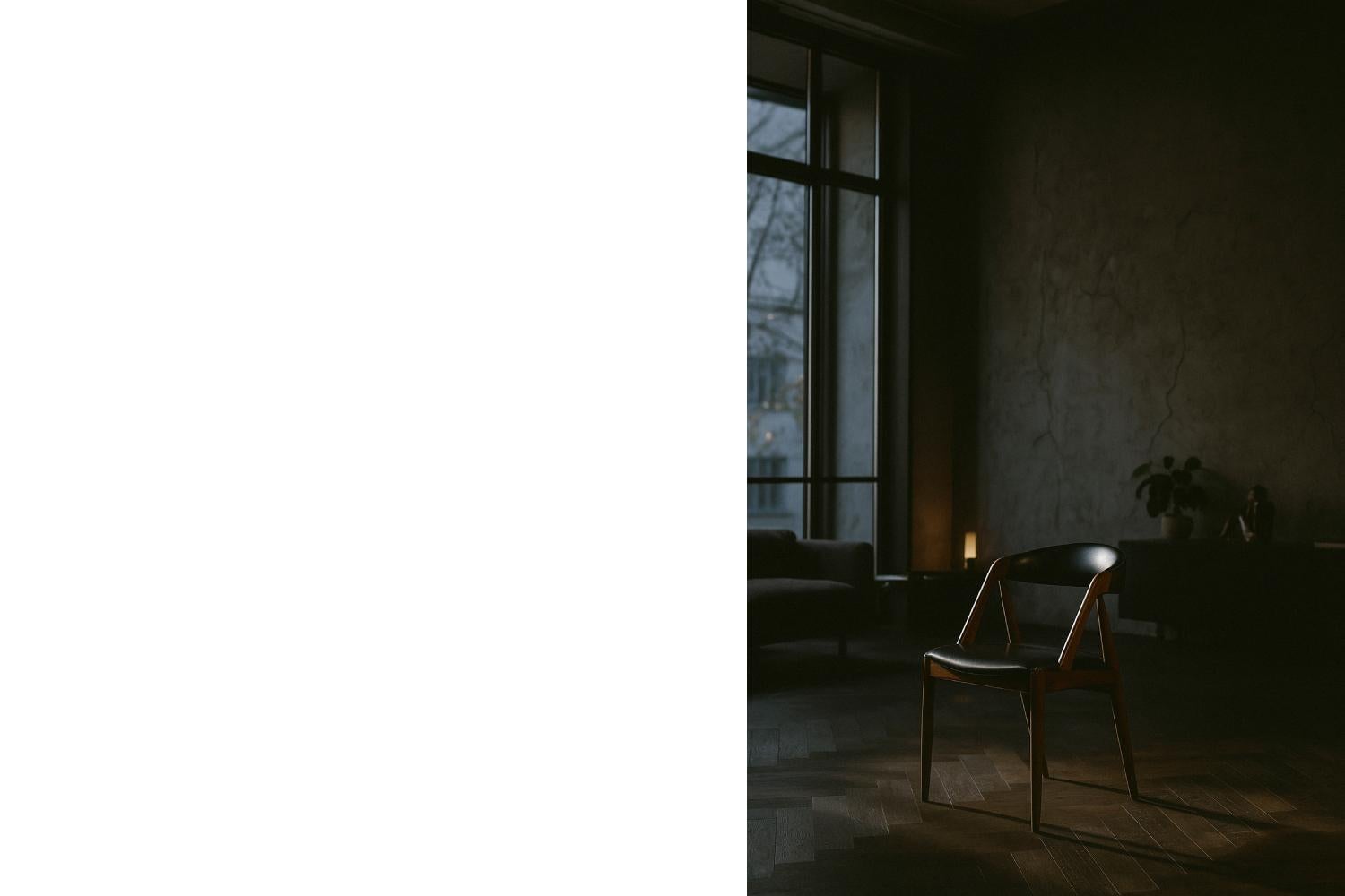 Vintage Mid-Century Danish Modern Teak Office Chair Model 31 von Kai Kristiansen (Dänisch) im Angebot