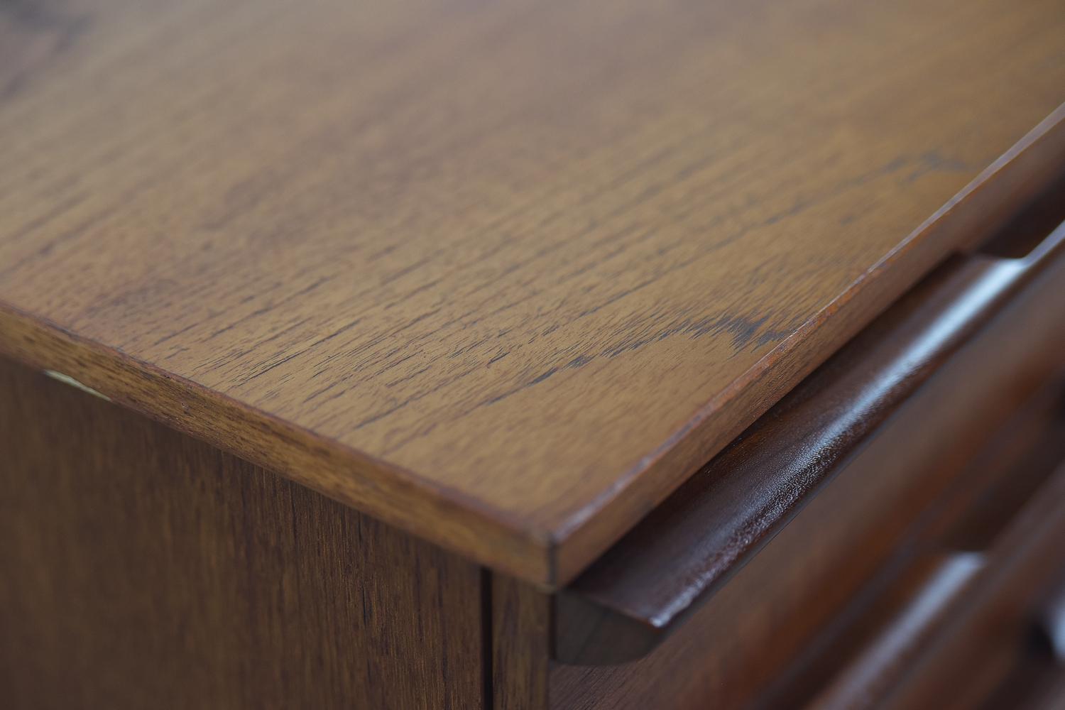 Vintage Midcentury Danish Modern Teak Wood Desk from Avalon, 1960s For Sale 5