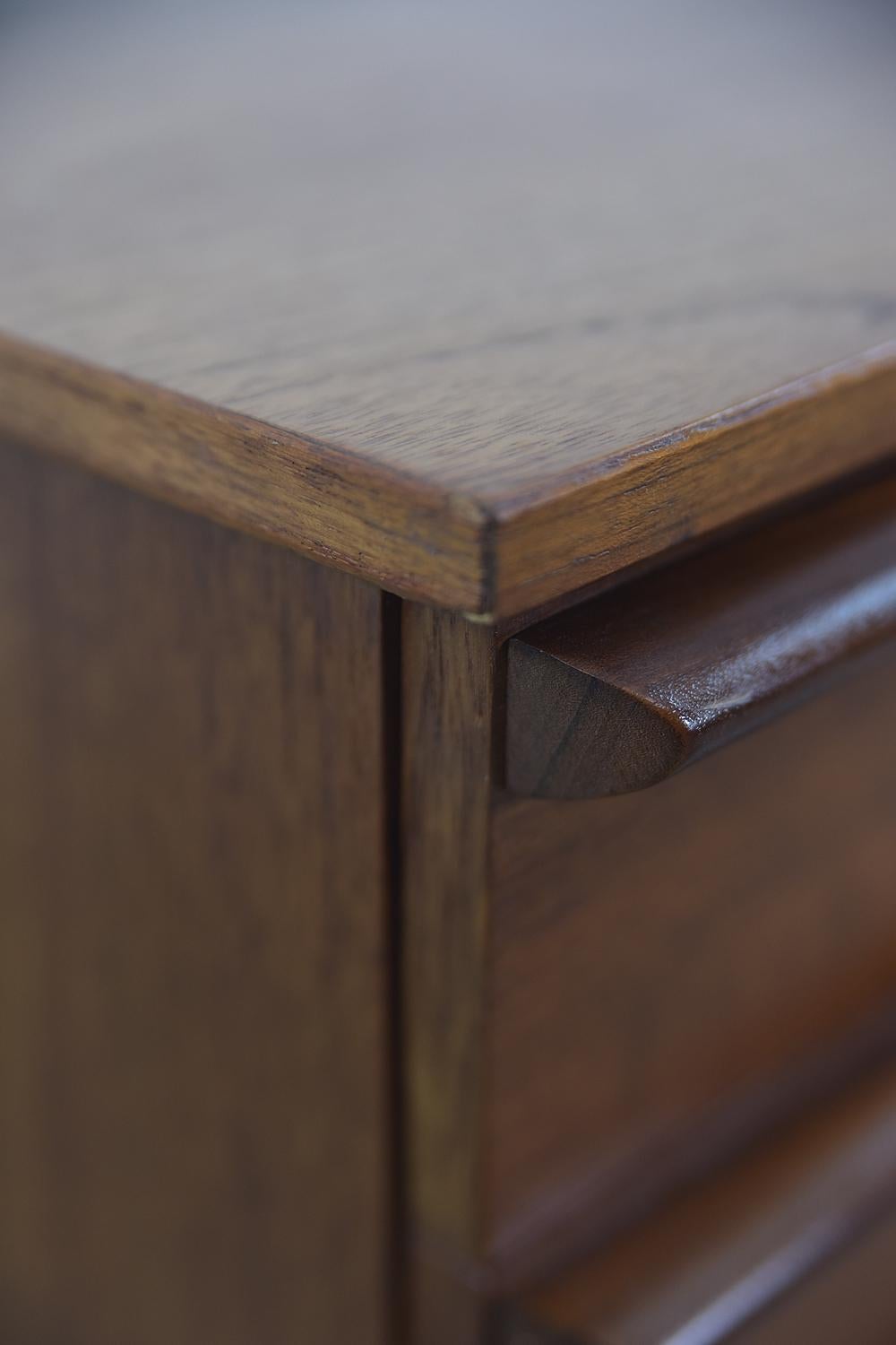 Vintage Midcentury Danish Modern Teak Wood Desk from Avalon, 1960s For Sale 6