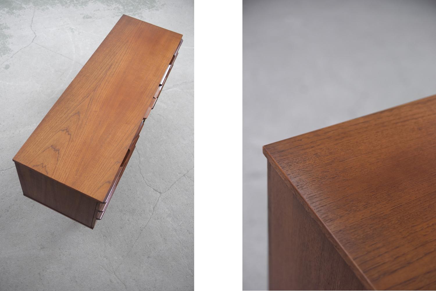Vintage Midcentury Danish Modern Teak Wood Desk from Avalon, 1960s For Sale 8